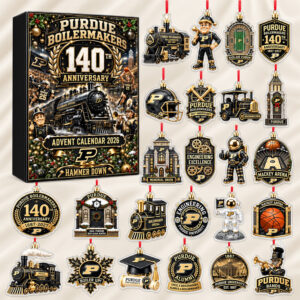 Purdue Boilermakers 140th Anniversary Advent Calendar 2026 for College Sports Fans