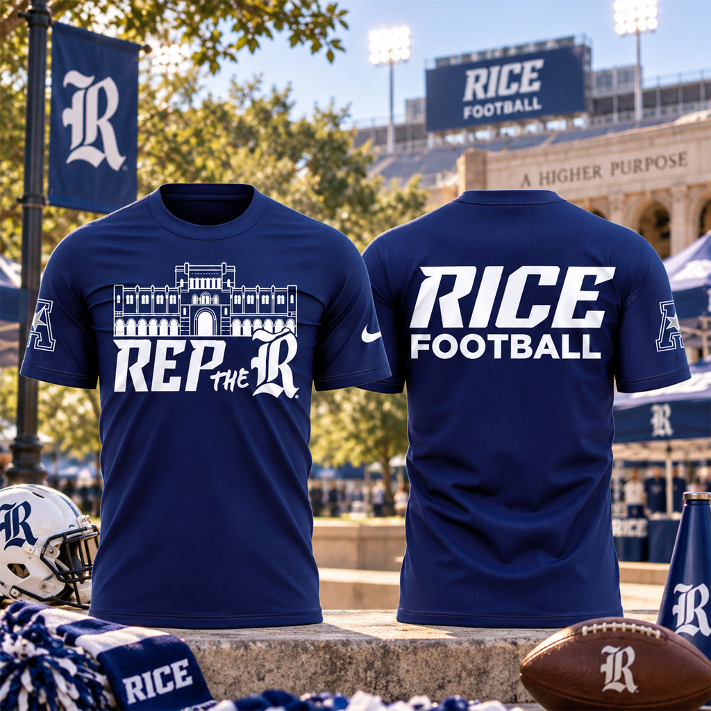 Rice Owls Rep The R 2026 Graphic Shirt for College Sports Fans 3 Rice Owls Rep The R 2026 Graphic Shirt for College Sports Fans - Image 3