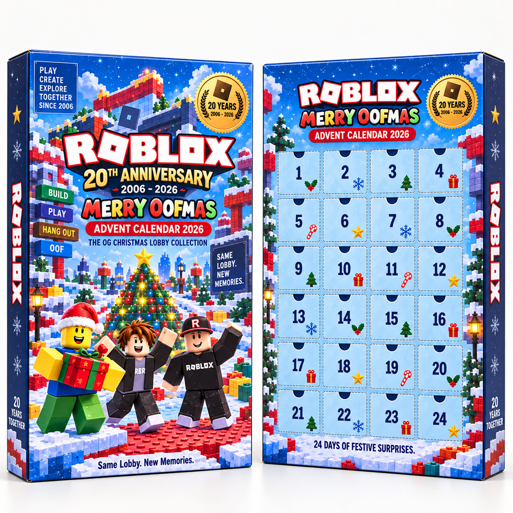 Roblox 20th Anniversary Xmas 2026 Advent Calendar