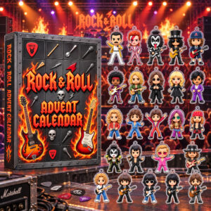Rock And Roll Christmas Advent Calendar 2026 for Rock Music Fans