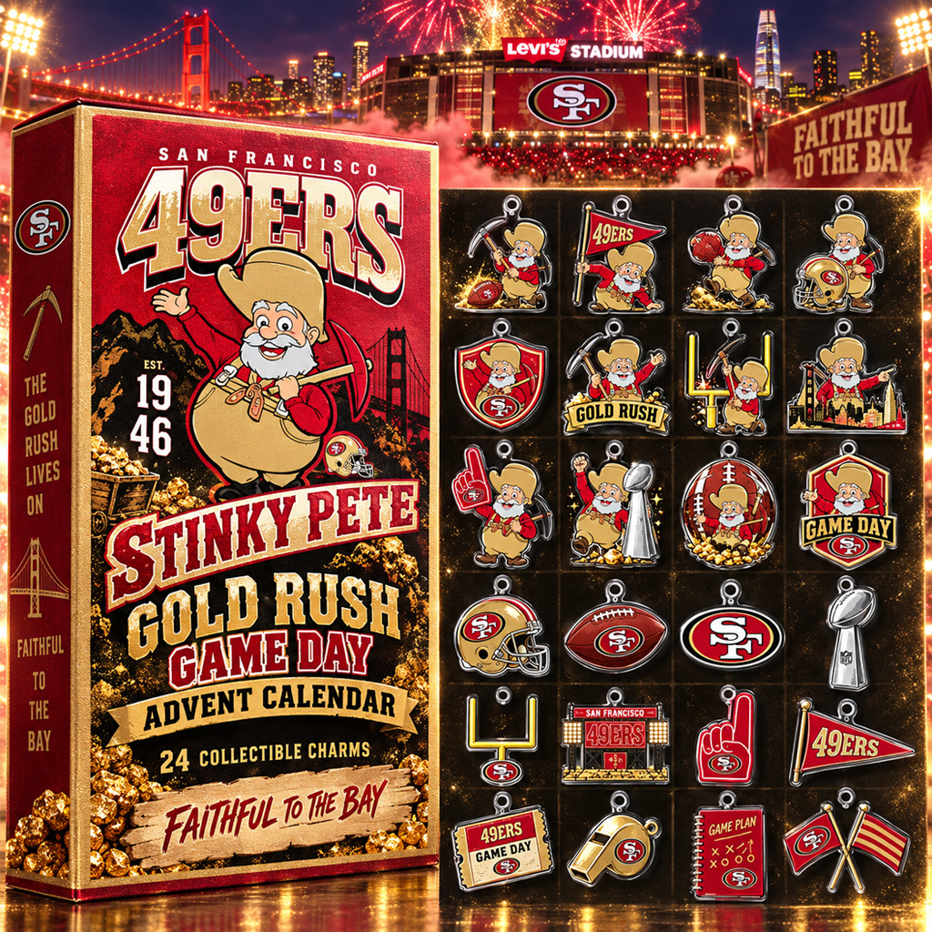San Francisco 49ers x Stinky Pete Gold Rush Game Day Advent Calendar 2026 For Football Fans 2 San Francisco 49ers x Stinky Pete Gold Rush Game Day Advent Calendar 2026 For Football Fans