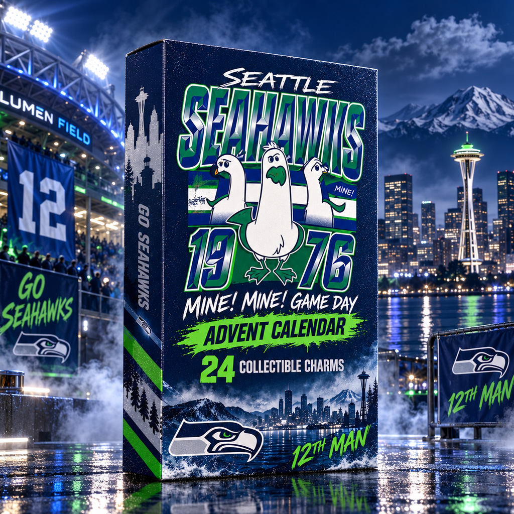 Seattle Seahawks x Finding Nemo Seagulls Game Day Advent Calendar 2026 For Football Fans 1 Seattle Seahawks x Finding Nemo Seagulls Game Day Advent Calendar 2026 For Football Fans