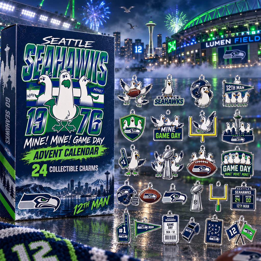 Seattle Seahawks x Finding Nemo Seagulls Game Day Advent Calendar 2026 For Football Fans 2 Seattle Seahawks x Finding Nemo Seagulls Game Day Advent Calendar 2026 For Football Fans