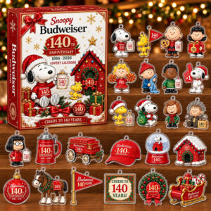 Snoopy x Budweiser 140th Anniversary 1886-2026 Advent Calendar