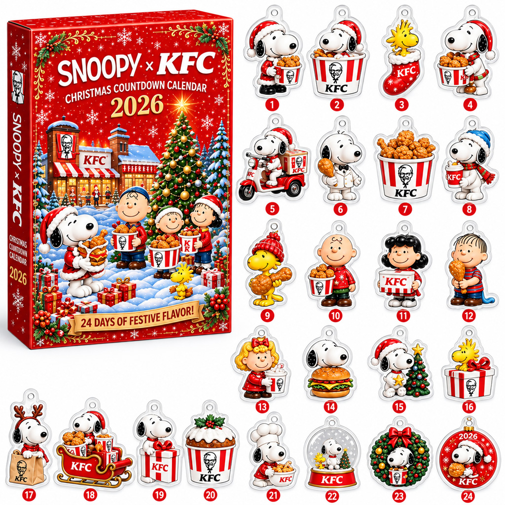 Snoopy x KFC Christmas 2026 Advent Calendar for Peanuts Fans