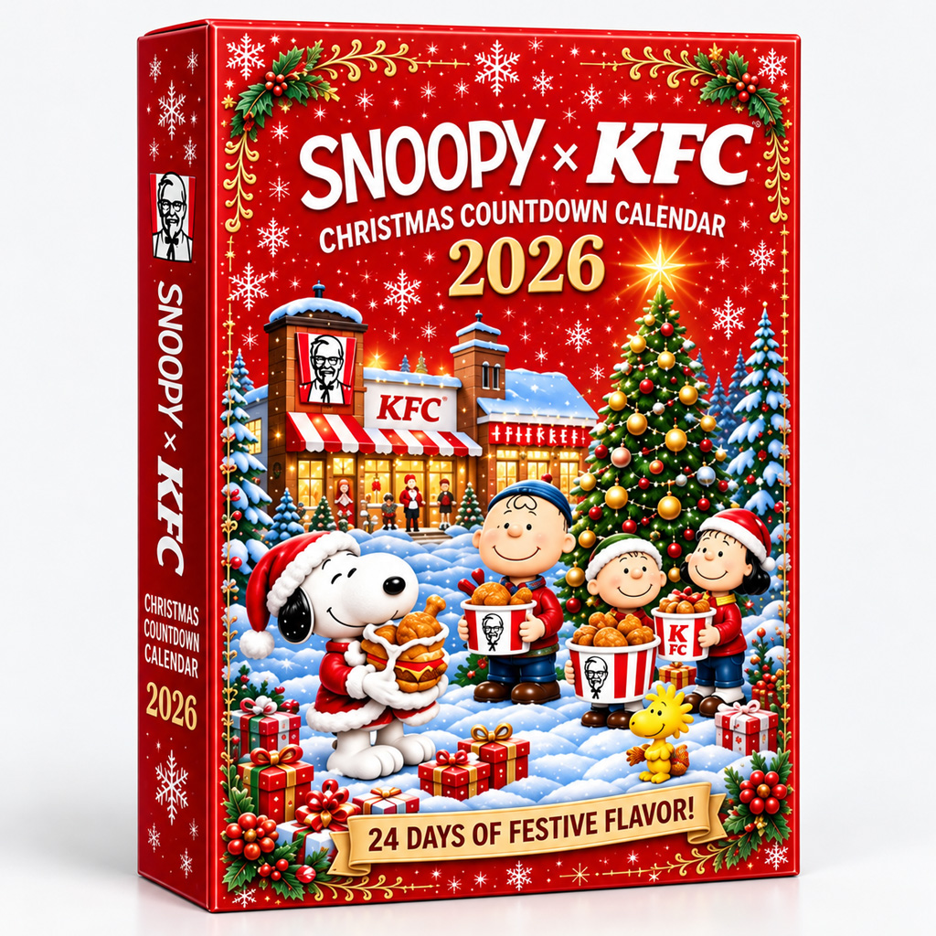Snoopy x KFC Christmas 2026 Advent Calendar for Peanuts Fans