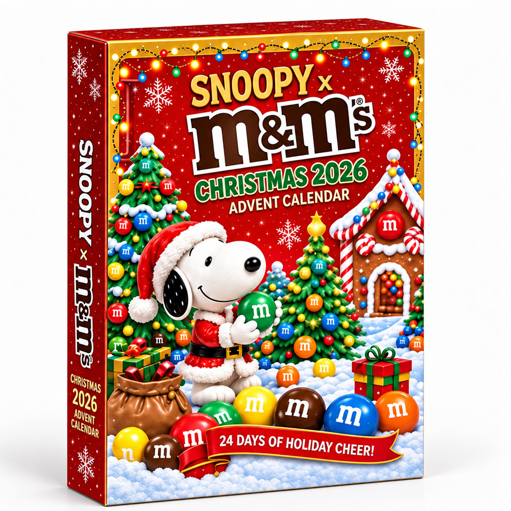 Snoopy x M&M's 2026 Christmas Advent Calendar