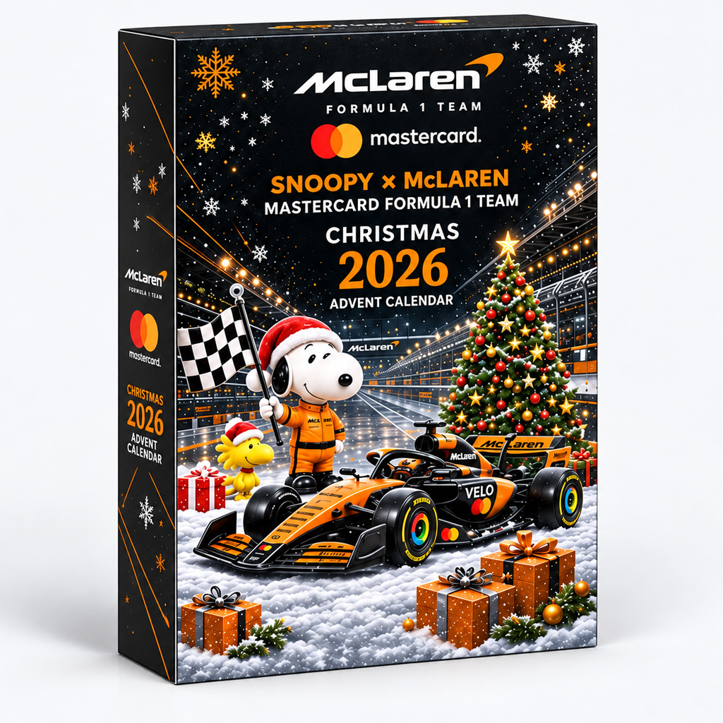 Snoopy x Mclaren Formula 1 Team Christmas 2026 Advent Calendar
