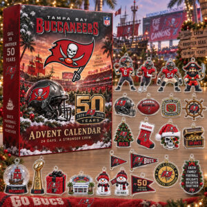 Tampa Bay Buccaneers 50th Anniversary 2026 Advent Calendar