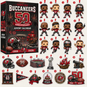 Tampa Bay Buccaneers 50th Anniversary Advent Calendar For Football Fans