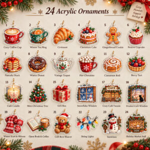 The Cozy Winter Cafe Advent Calendar 2026 for Coffee and Christmas Lovers