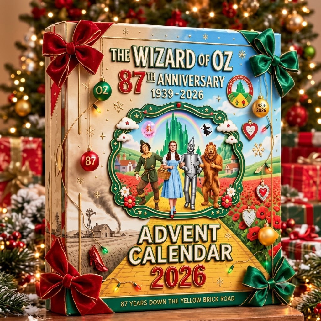 The Wizard Of Oz 87th Anniversary Advent Calendar 2026 for The Wizard Of Oz Fans 2 The Wizard Of Oz 87th Anniversary Advent Calendar 2026 for The Wizard Of Oz Fans