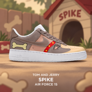 Tom And Jerry Spike Bulldog Shoes Sneaker for Cartoon Fans