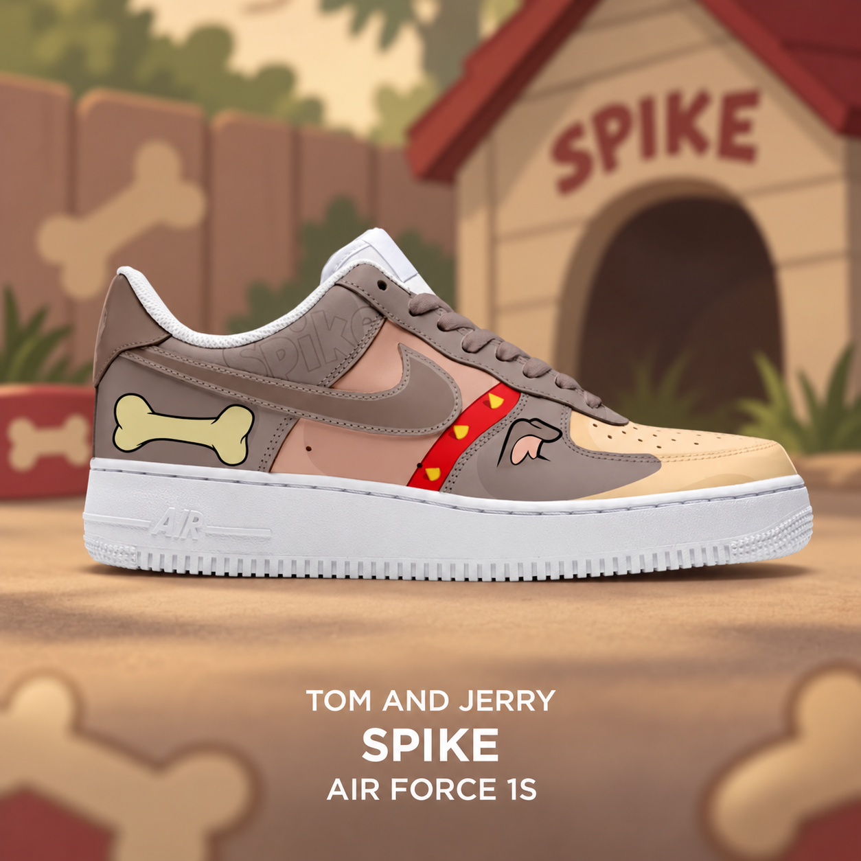 Tom And Jerry Spike Bulldog Shoes Sneaker for Cartoon Fans 1 Tom And Jerry Spike Bulldog Shoes Sneaker for Cartoon Fans