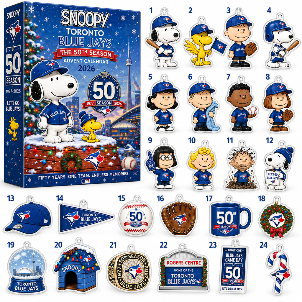 Toronto Blue Jays The 50th Season Advent Calendar 2026 1 Toronto Blue Jays The 50th Season Advent Calendar 2026