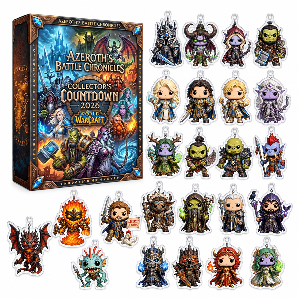 World Of Warcraft Azeroth’s Battle Chronicles 2026 Ornaments Advent Calendar Christmas Countdown 1 World Of Warcraft Azeroth’s Battle Chronicles 2026 Ornaments Advent Calendar Christmas Countdown