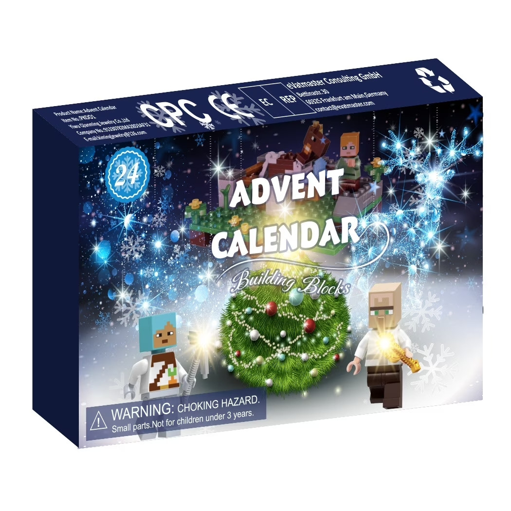 24-Day Pixel Building Block Advent Calendar for Kids – Christmas Countdown Character Figures 4 24-Day Pixel Building Block Advent Calendar for Kids – Christmas Countdown Character Figures