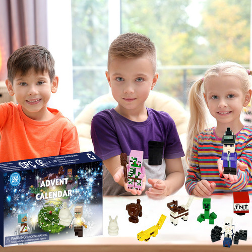 24-Day Pixel Building Block Advent Calendar for Kids – Christmas Countdown Character Figures 3 24-Day Pixel Building Block Advent Calendar for Kids – Christmas Countdown Character Figures