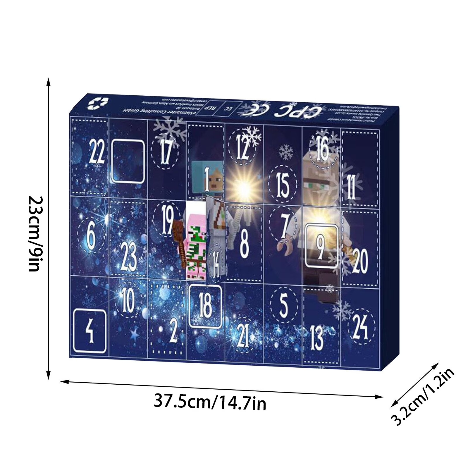 24-Day Pixel Building Block Advent Calendar for Kids – Christmas Countdown Character Figures 5 24-Day Pixel Building Block Advent Calendar for Kids – Christmas Countdown Character Figures