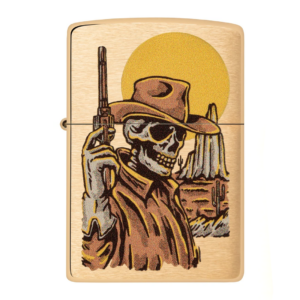 Western Cowboy Skull Windproof Lighter for Wild West Fans