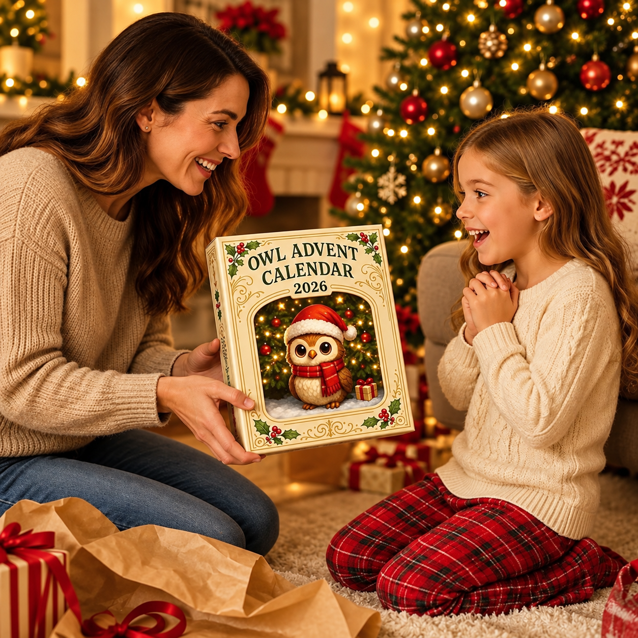 24-Day Owl Advent Calendar with Mini Owl Figures – Christmas Countdown Gift 5 24-Day Owl Advent Calendar with Mini Owl Figures – Christmas Countdown Gift