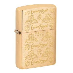 Royal Crown Pattern Windproof Lighter for Whiskey Lovers
