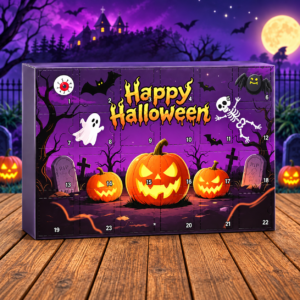 24-Day Halloween Advent Calendar with Spooky Mini Figures – Countdown Gift